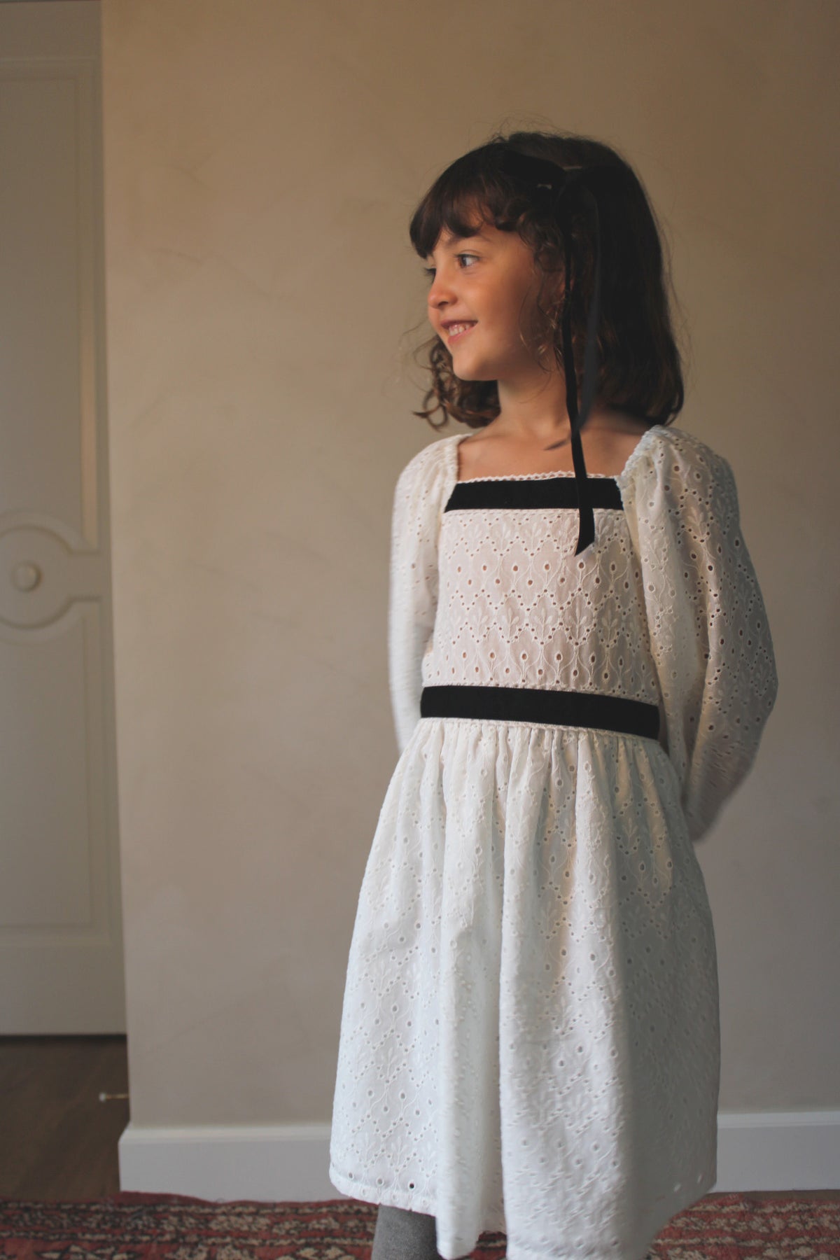 ANASTASIA DRESS | ANTIQUE WHITE