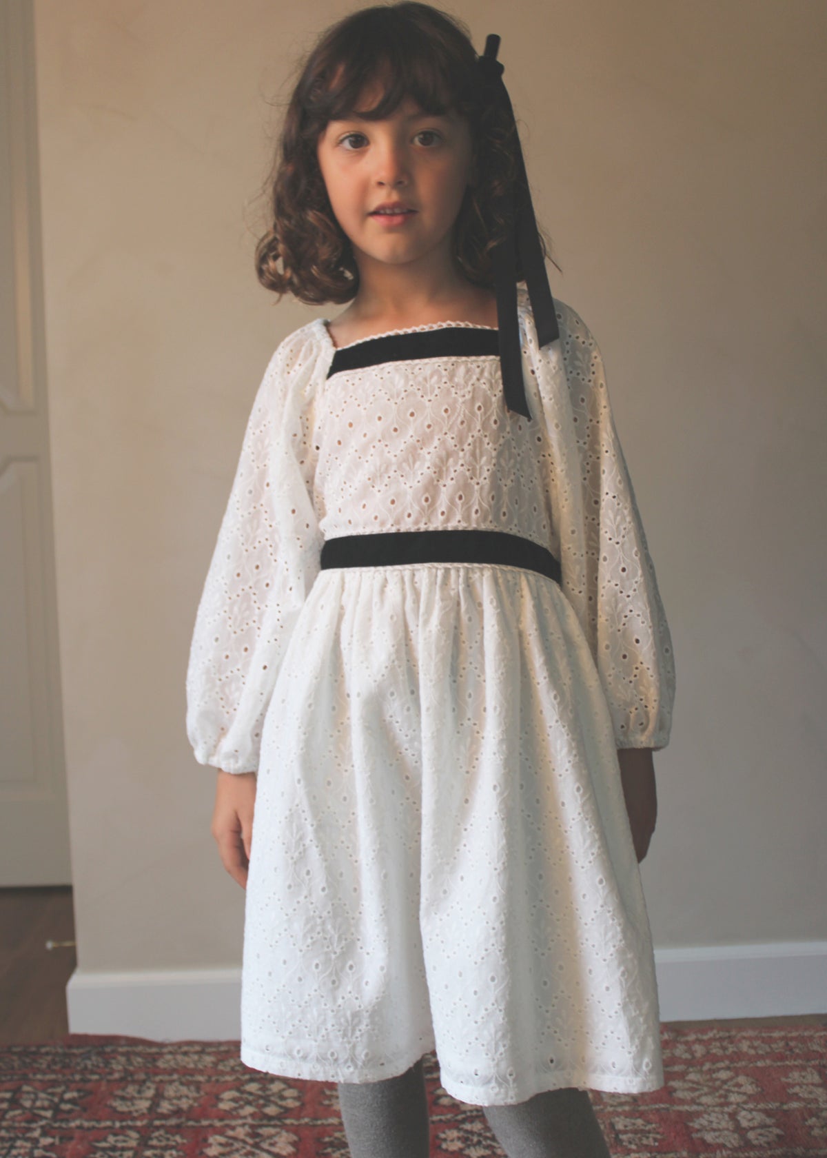 ANASTASIA DRESS | ANTIQUE WHITE