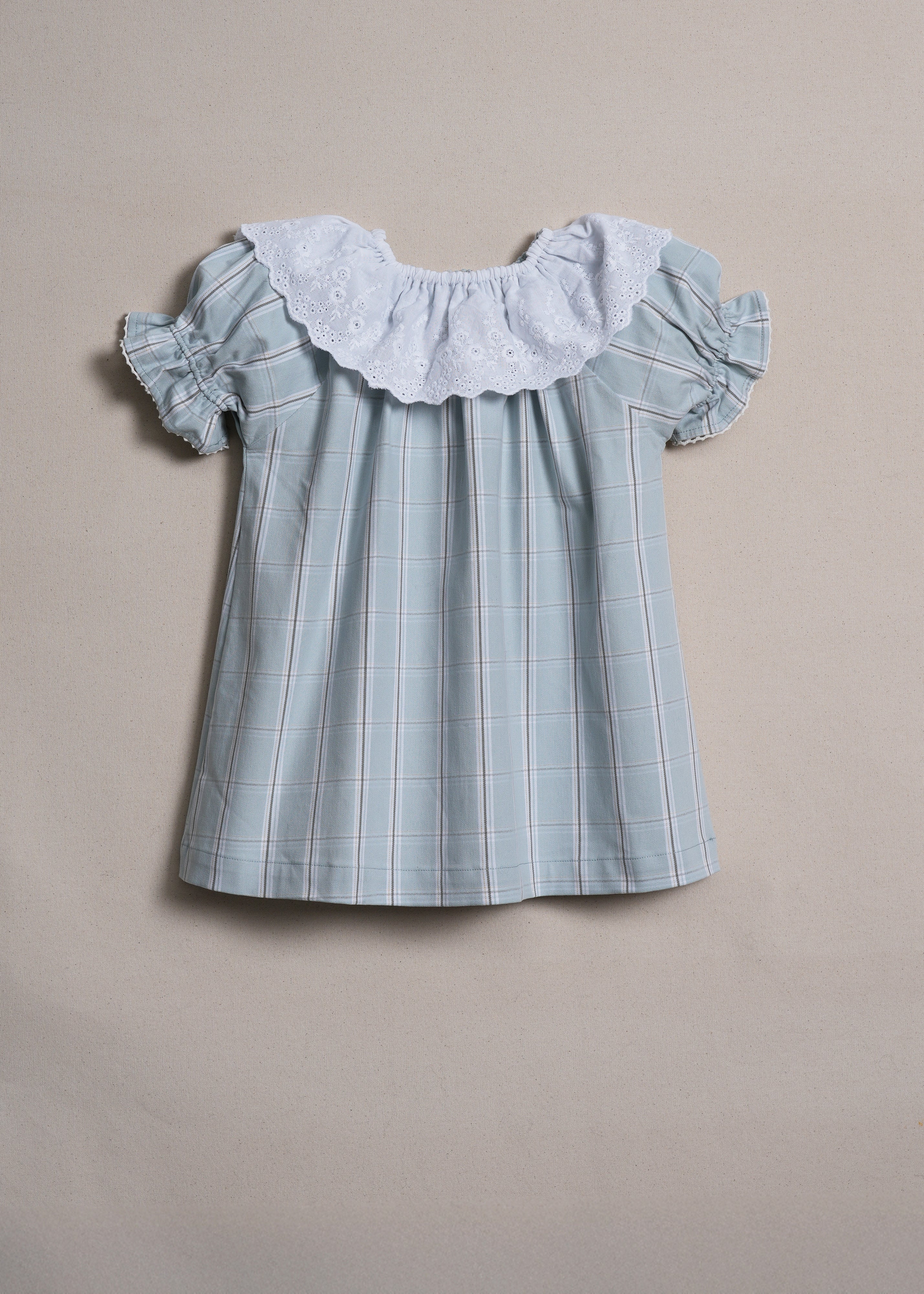 Ines Dress Provence Check
