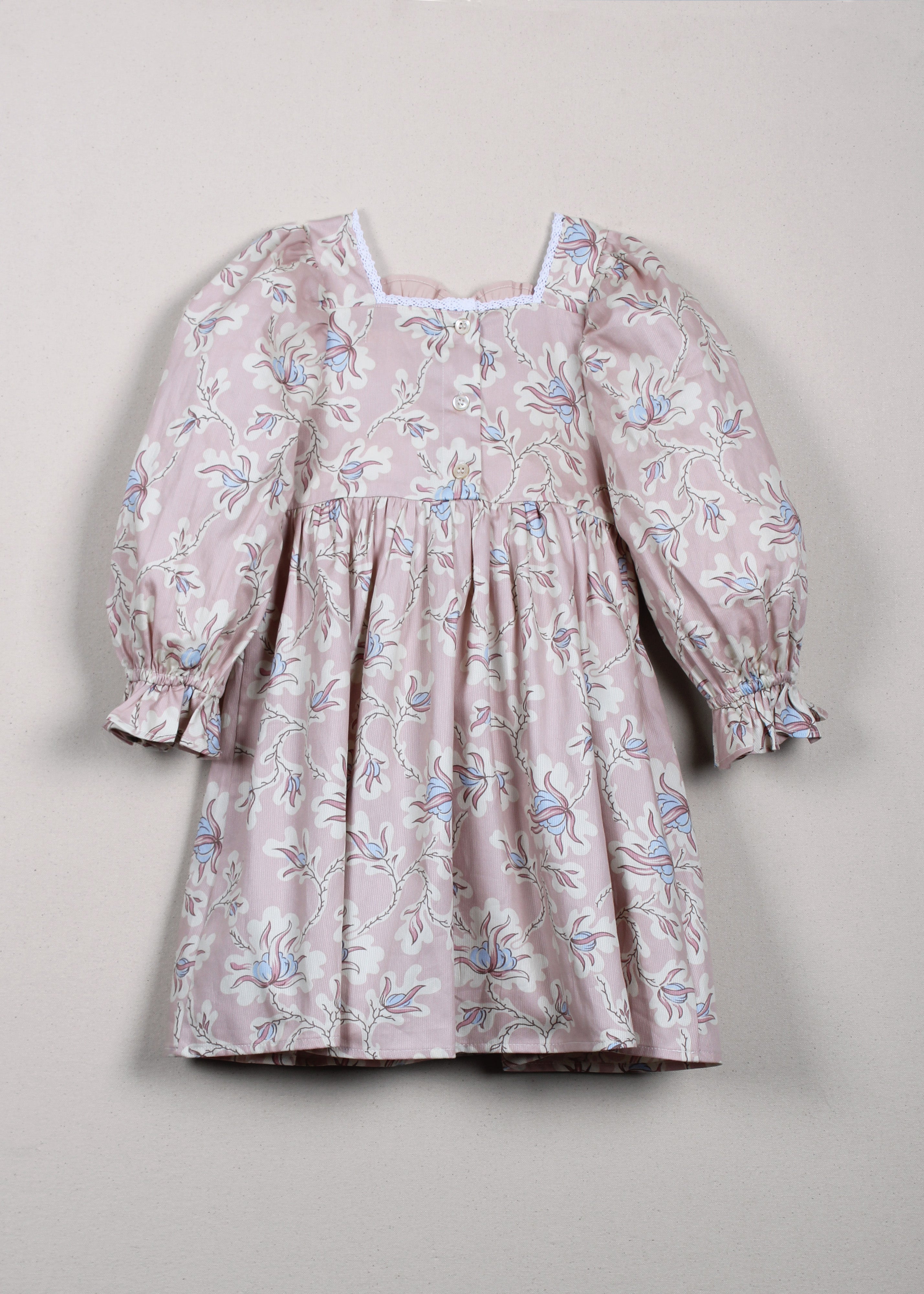 Cora Dress | Rose Trellis
