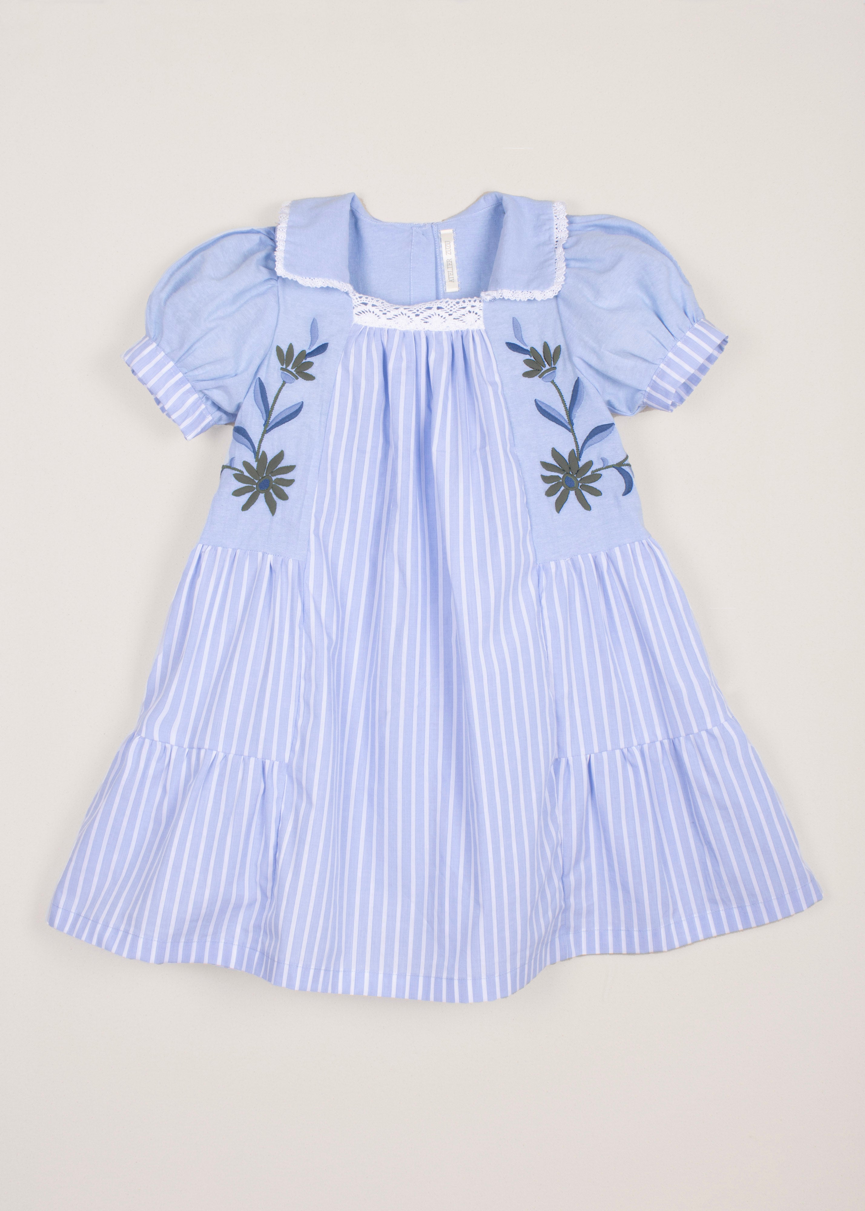 ASTRID DRESS | OXFORD STRIPE