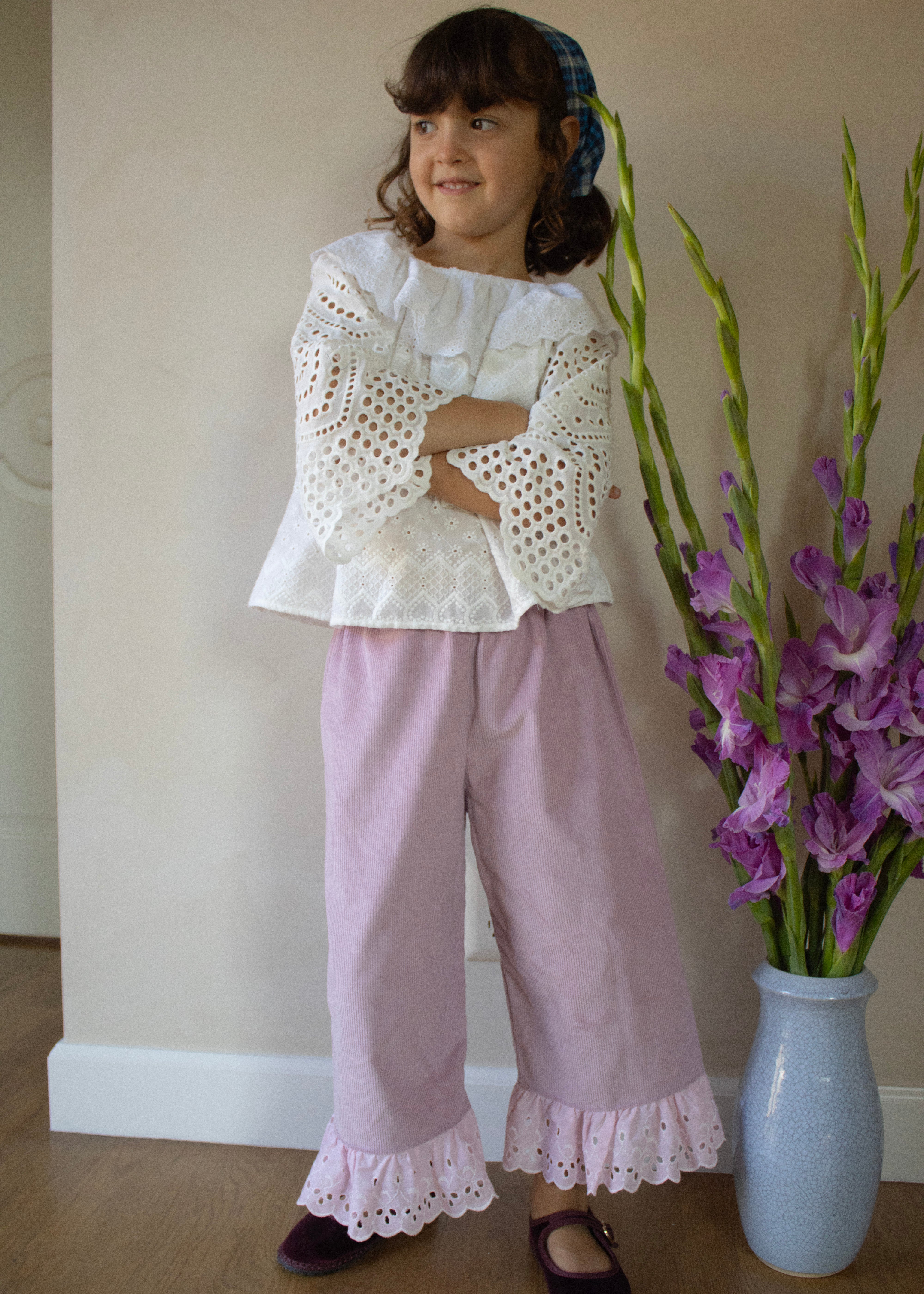AGNES BLOUSE | SCALLOP EMBROIDERY