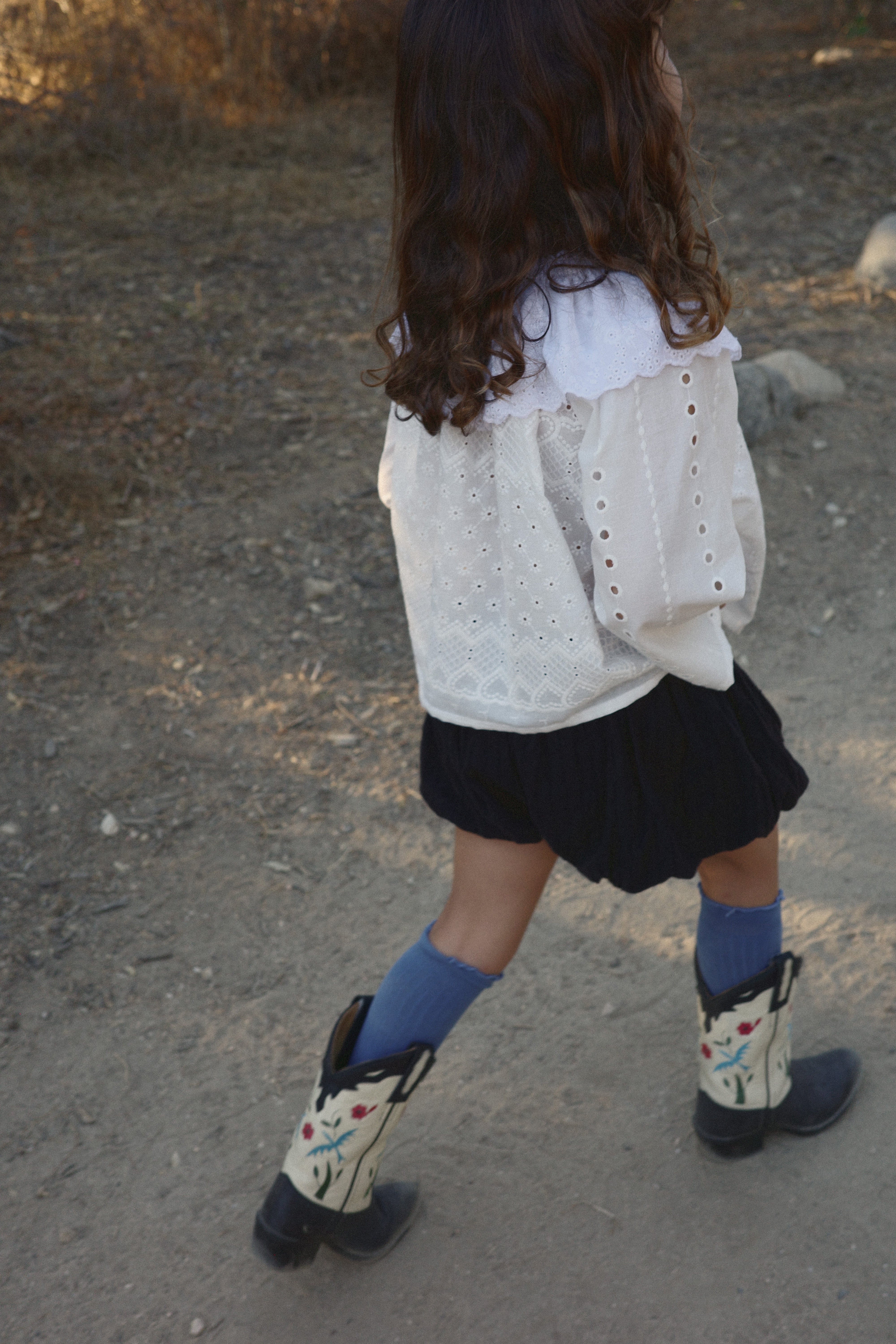 Agnes Blouse | Heart Embroidery