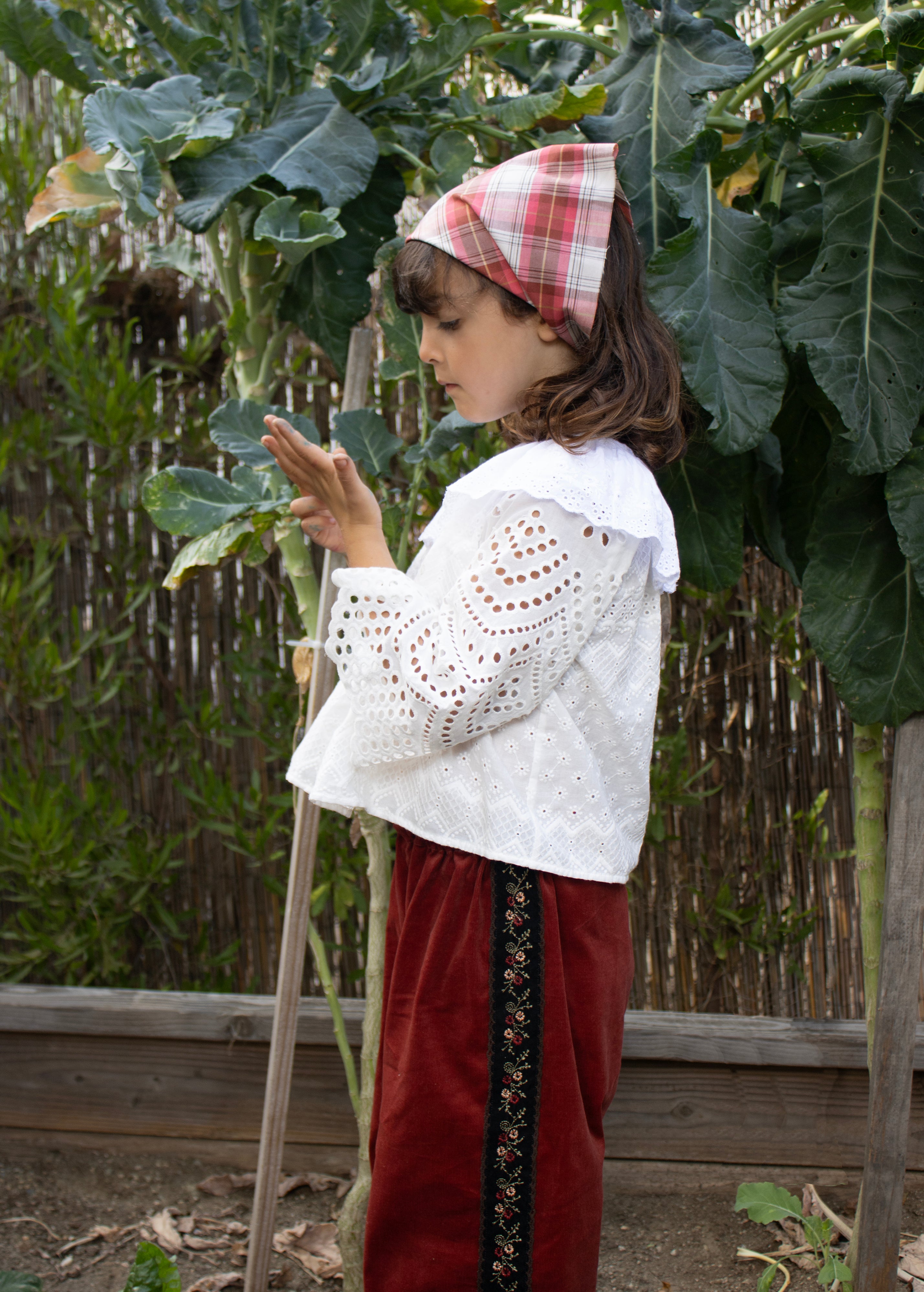 AGNES BLOUSE | SCALLOP EMBROIDERY