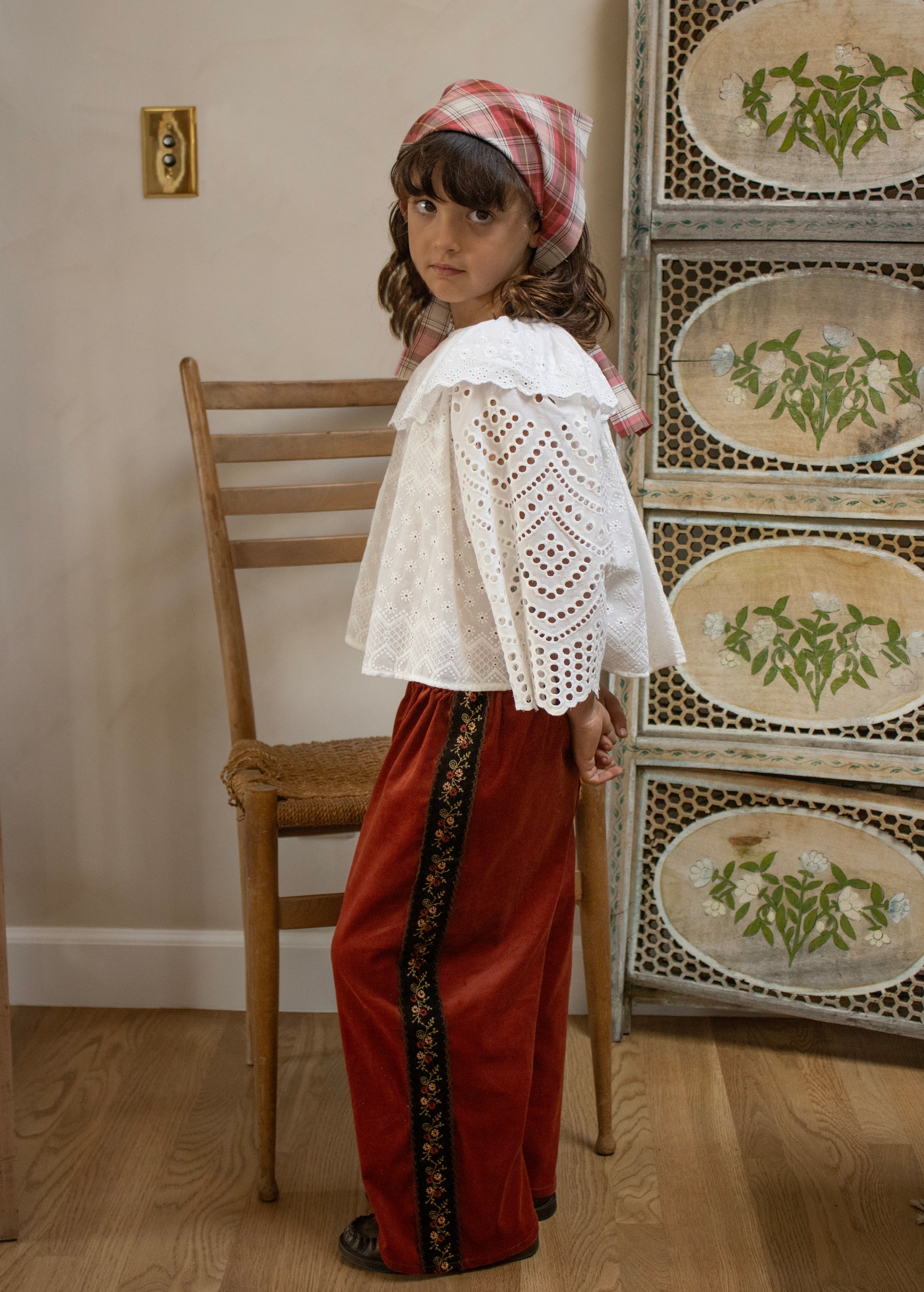 AGNES BLOUSE | SCALLOP EMBROIDERY