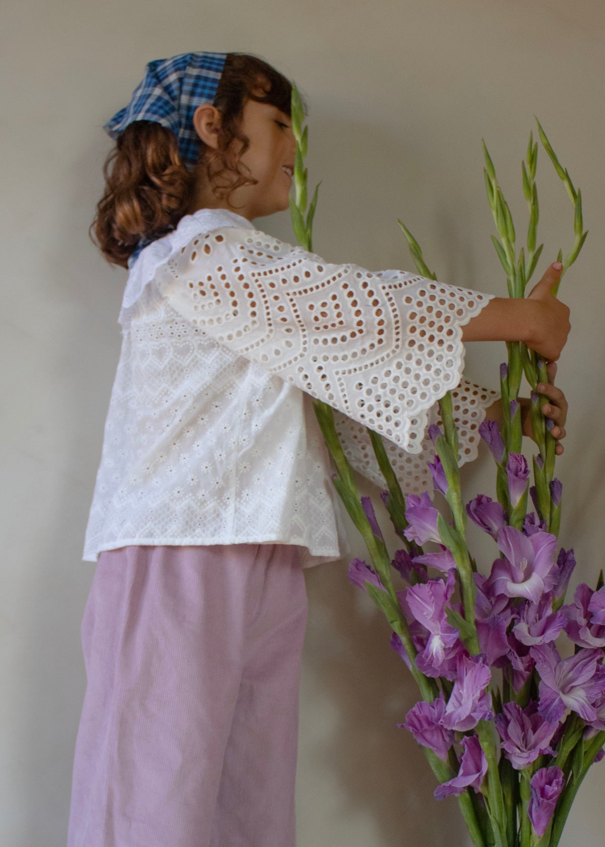 AGNES BLOUSE | SCALLOP EMBROIDERY