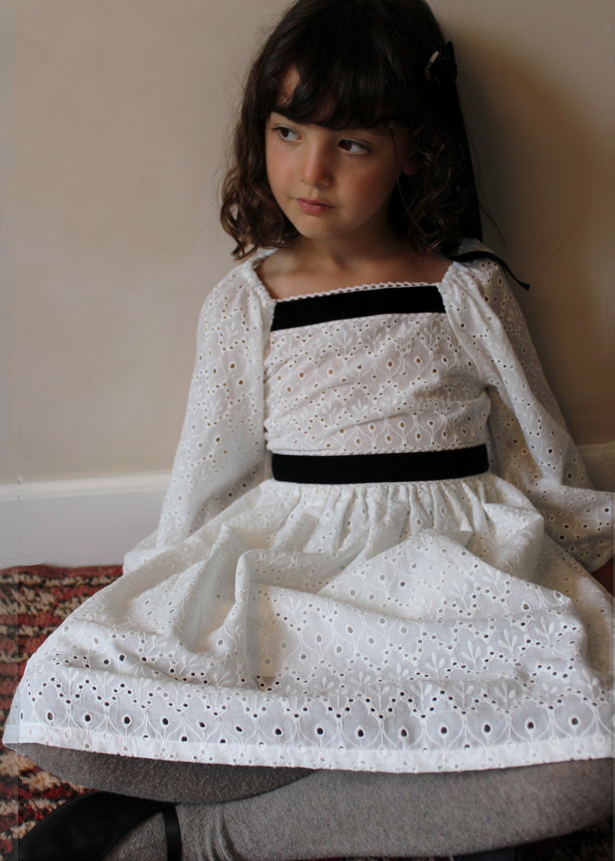 ANASTASIA DRESS | ANTIQUE WHITE