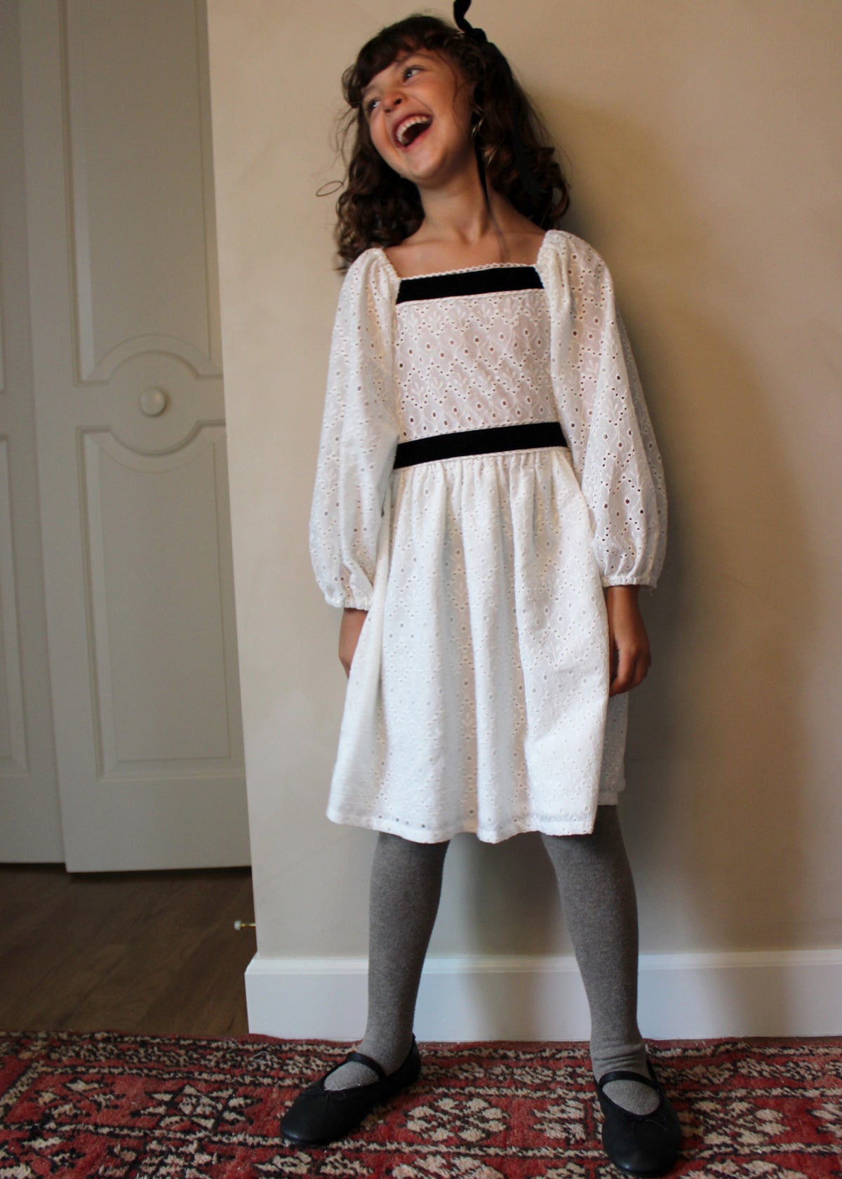ANASTASIA DRESS | ANTIQUE WHITE