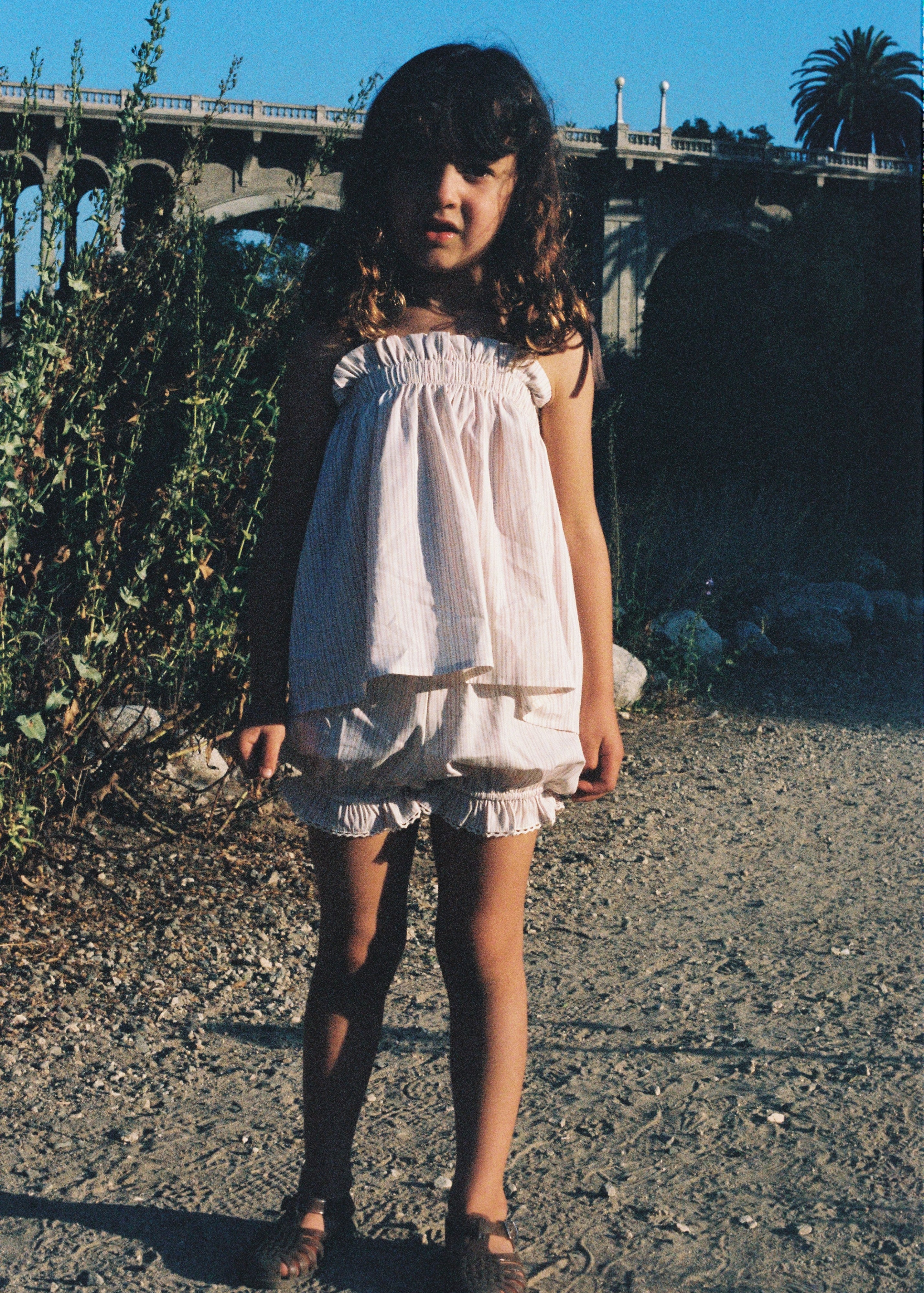 Bloomer Short Lilac Stripe