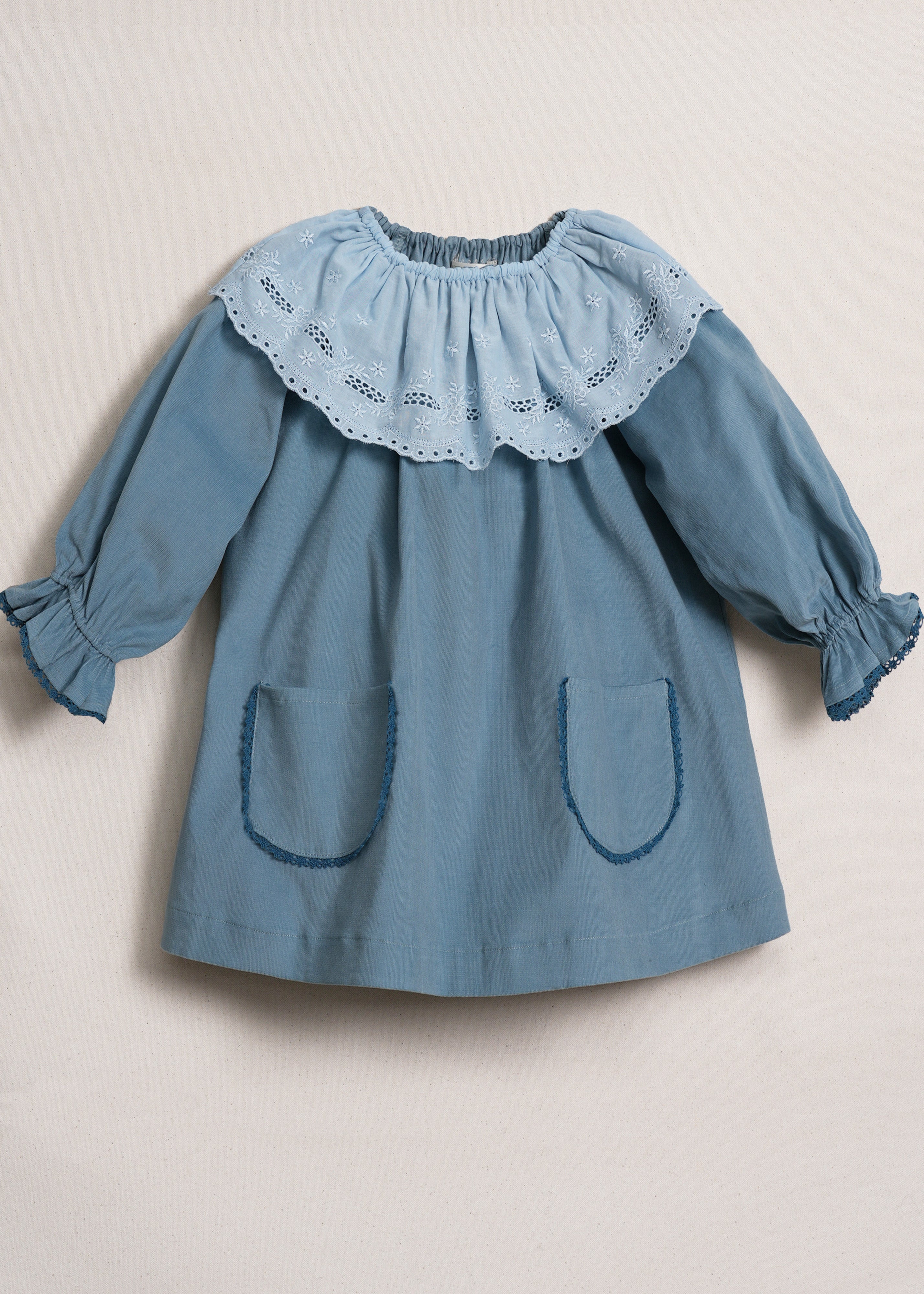 Sofia Dress | Azure Corduroy