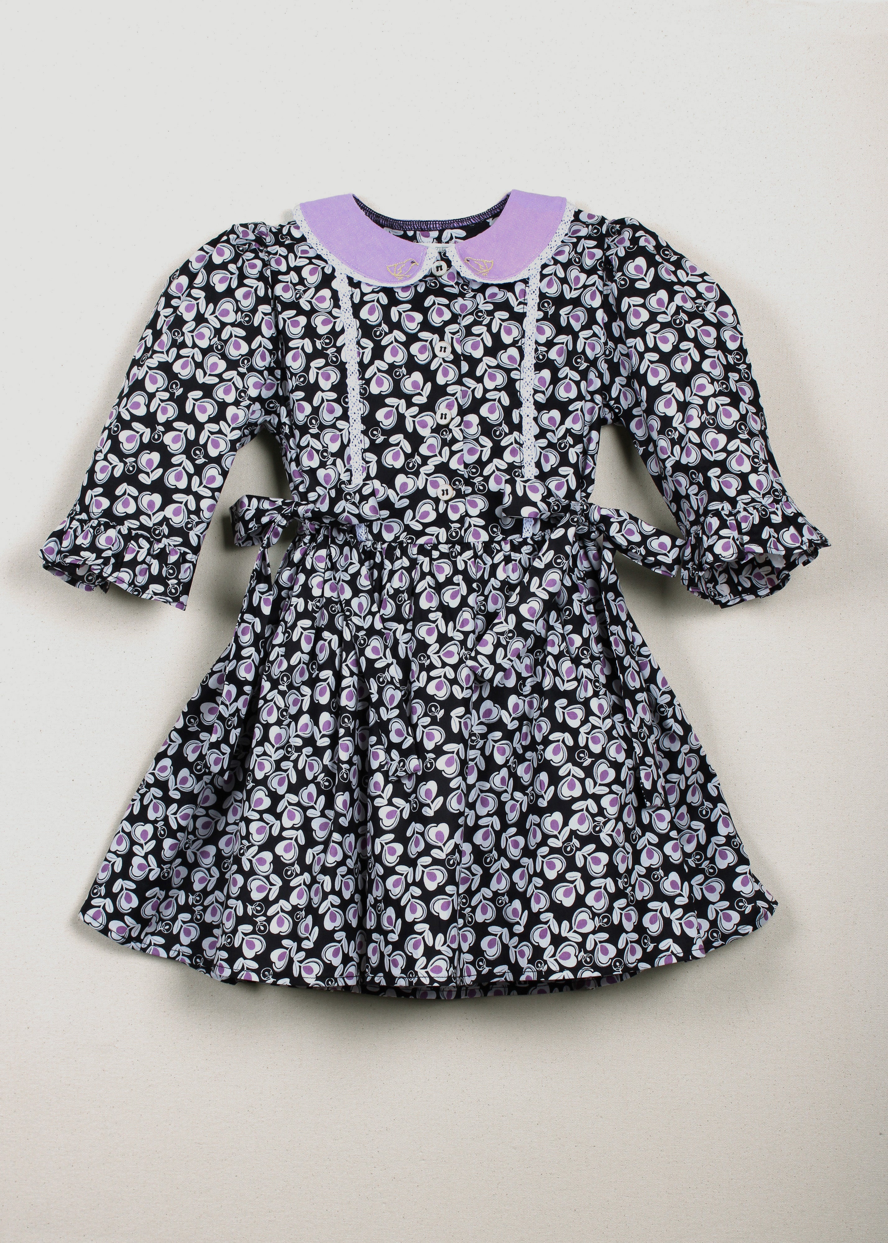 Gwen Dress | Noir Floral