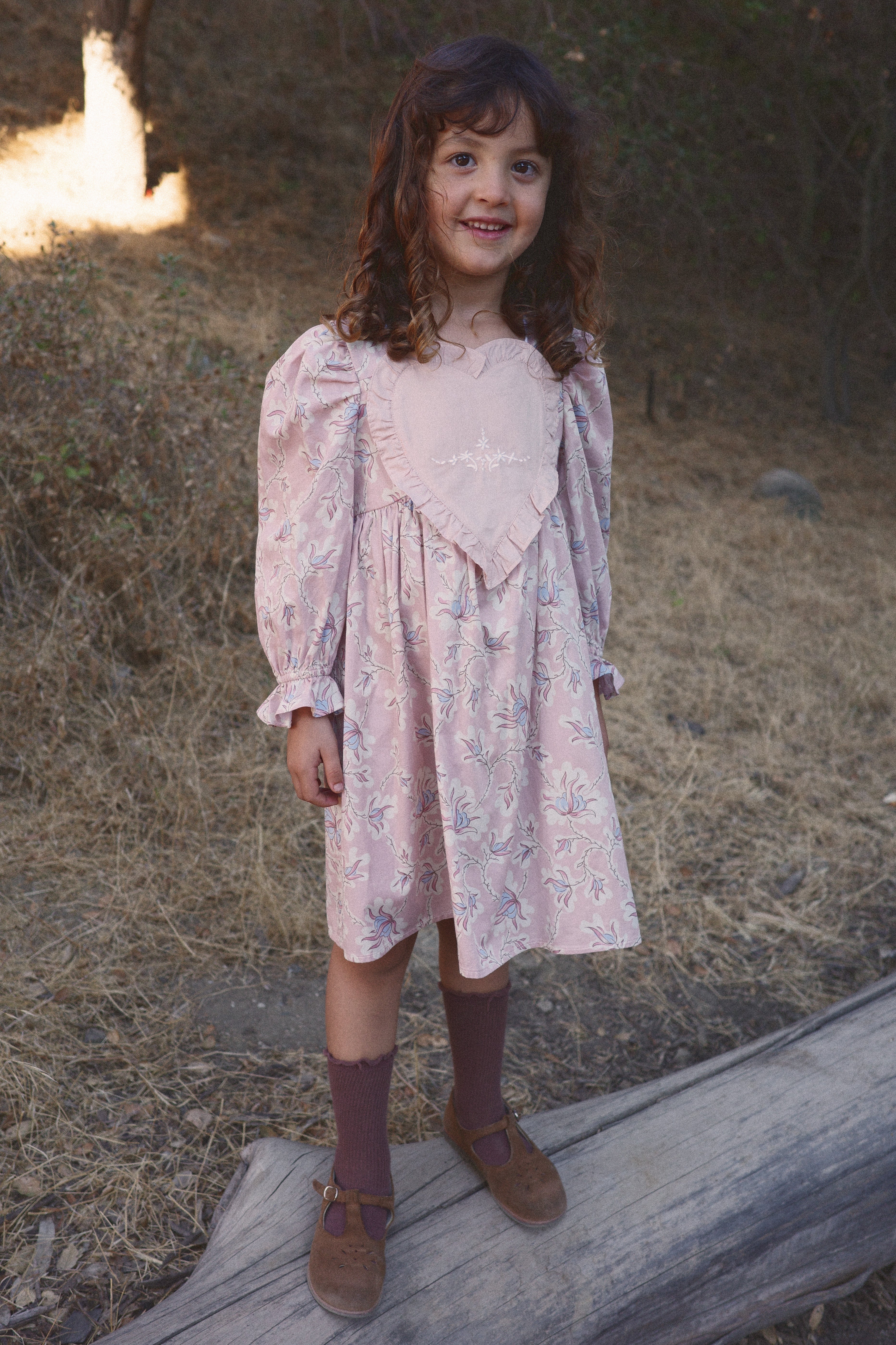 Cora Dress | Rose Trellis
