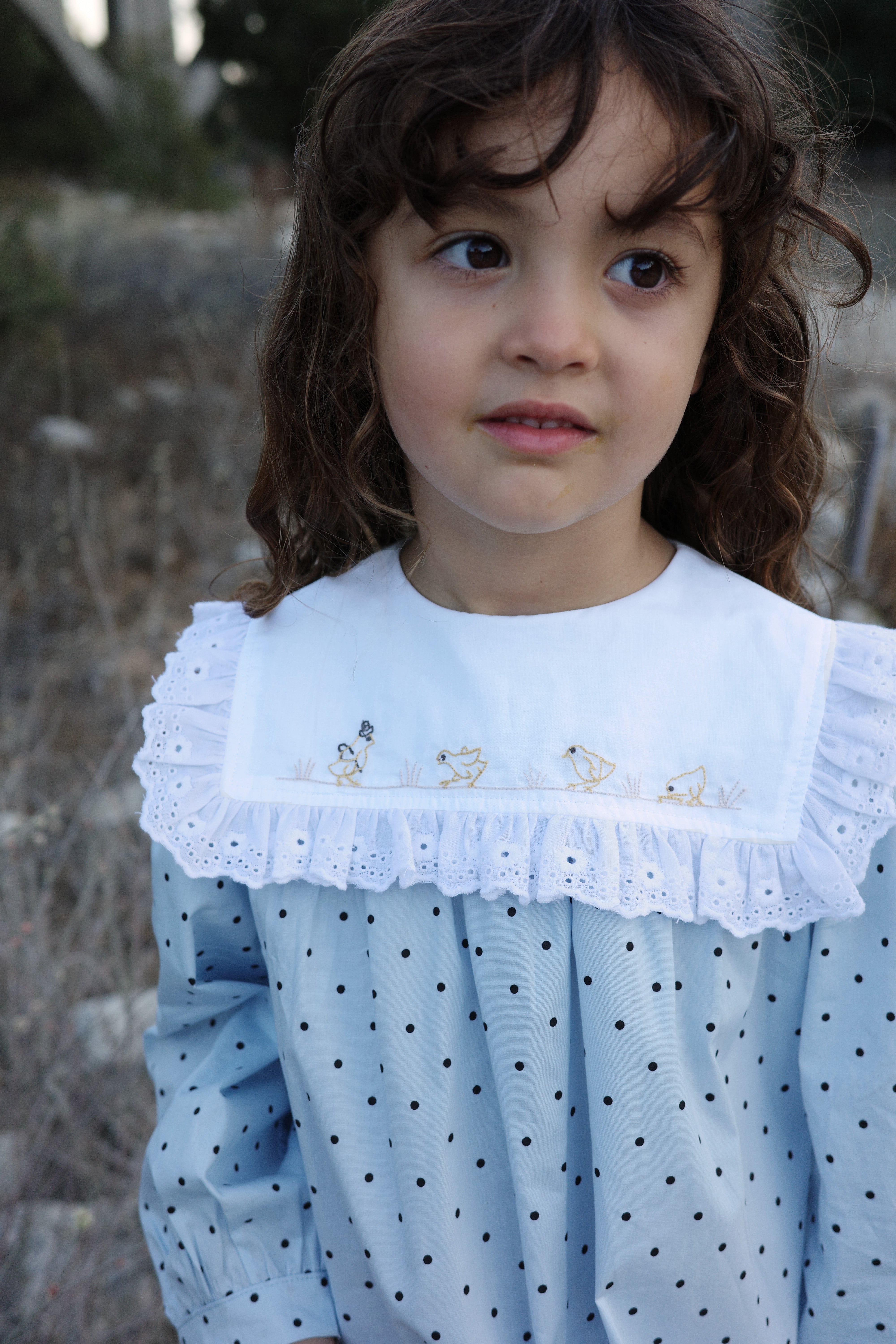 Esme Dress | Vintage Sky Dot