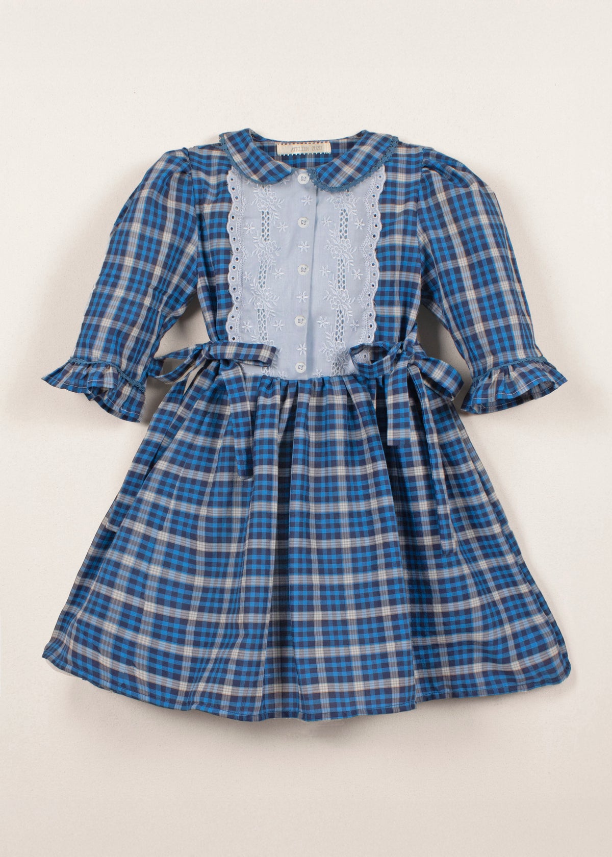 GWEN DRESS | INDIGO PLAID
