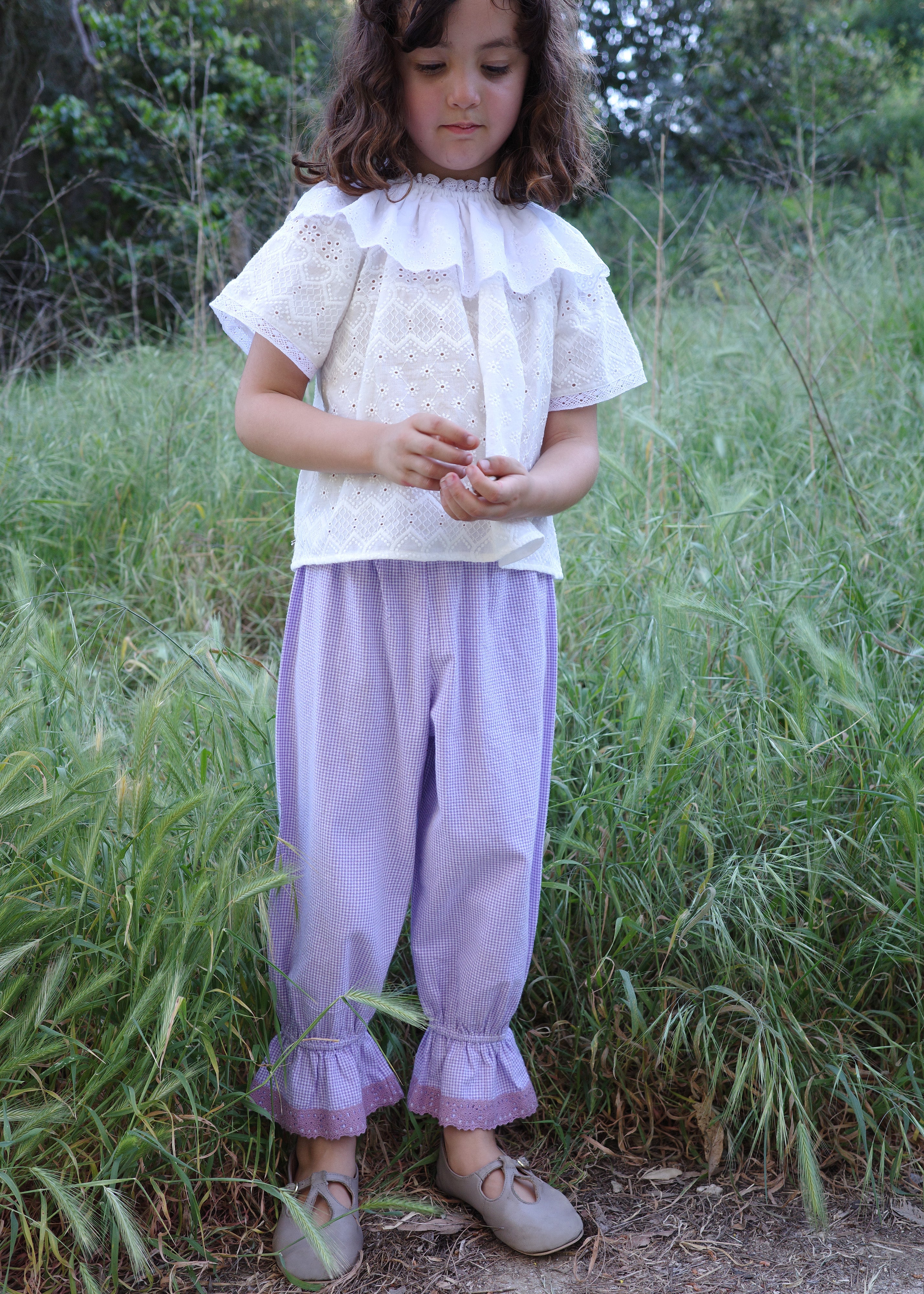 NICO PANT | LILAC GINGHAM