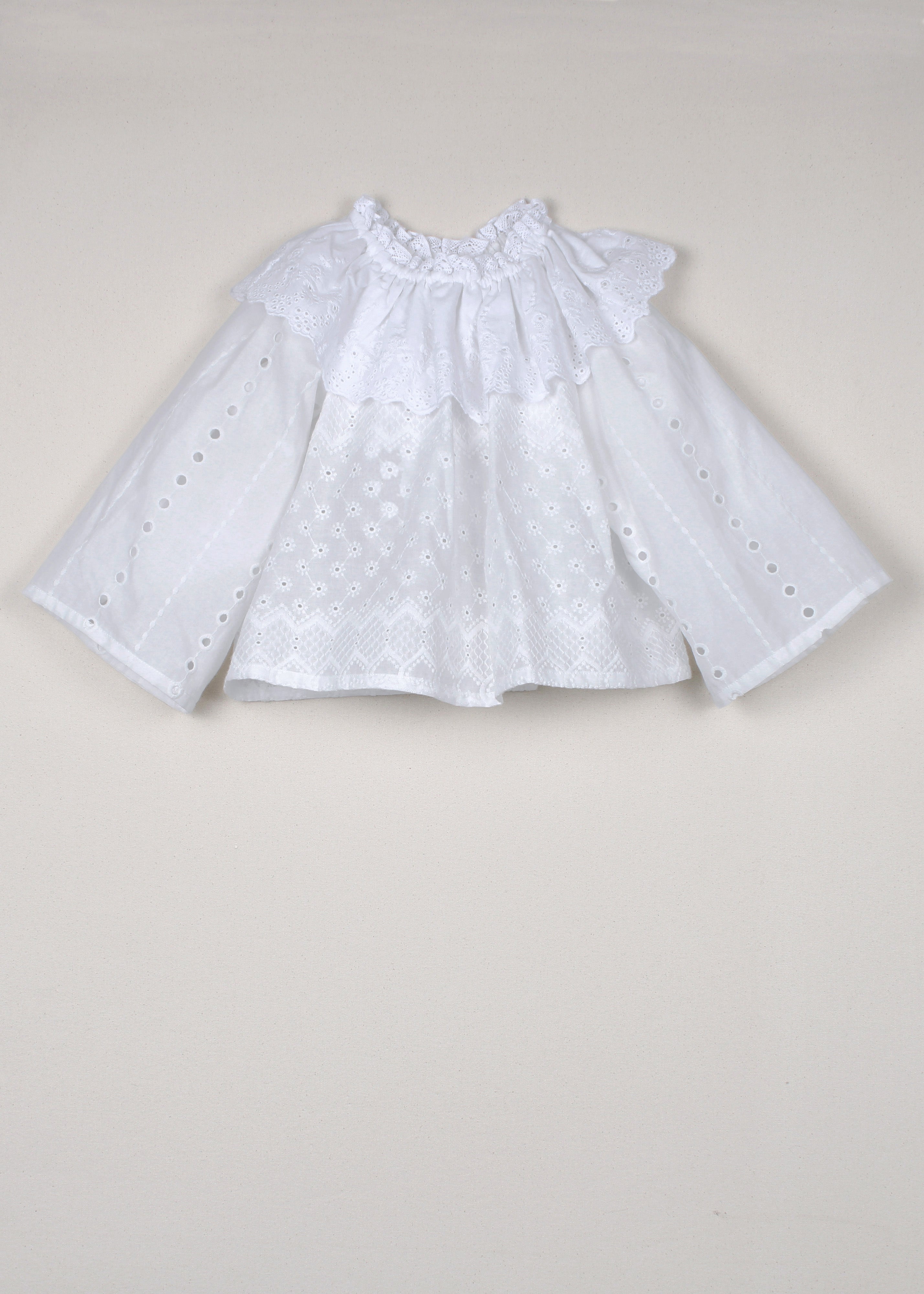 Agnes Blouse | Heart Embroidery